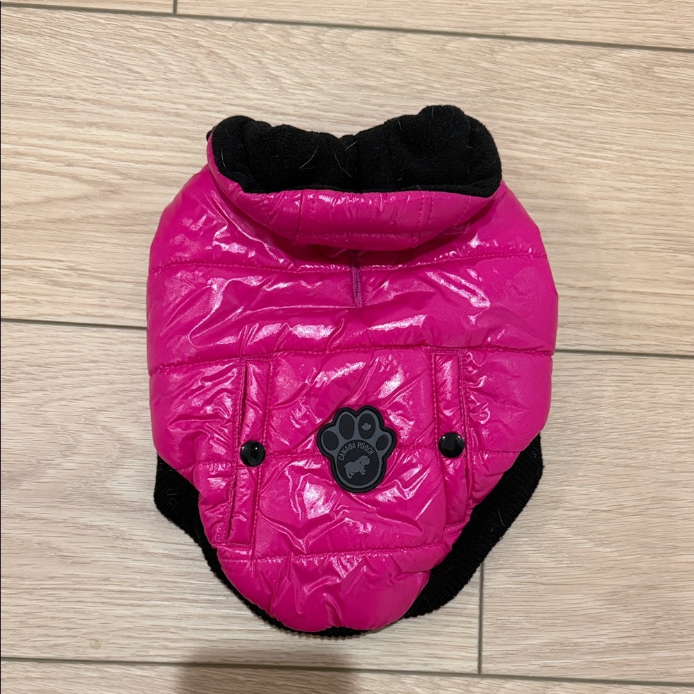 PINK CANADA POOCH DOG PUFFER 10 INCH (extra small)